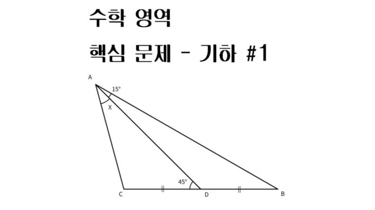 수학영역 핵심문제 기하 1번 썸네일